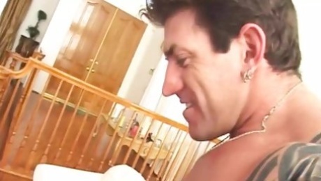 An American anal blonde is good, but an interracial threesome with her friend is better