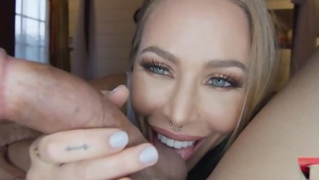 Glamour pornstar Nicole Aniston hot POV sex video